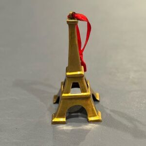 VTG Restoration Hardware Solid Brass Eiffel Tower Christmas Ornament Paris
